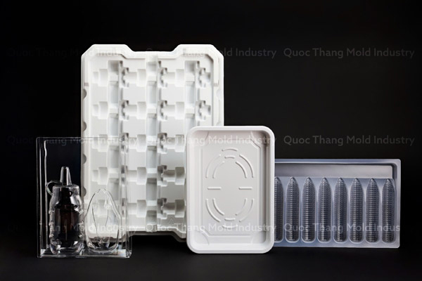 Molded Plastic Tray for Components & Electronic Devices